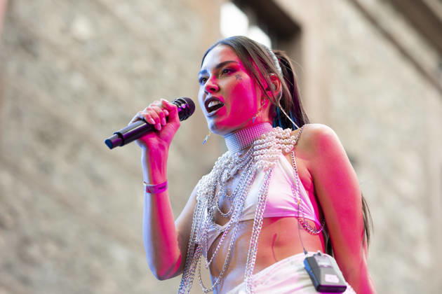 July 2, 2026, Madrid, Spain: The singer Klimax Nos performs during the MADO 2026 Festival, in the Plaza de las Reinas in Madrid. Madrid Spain - ZUMAs197 20260702_aaa_s197_080 Copyright: xAtilanoxGarciax
