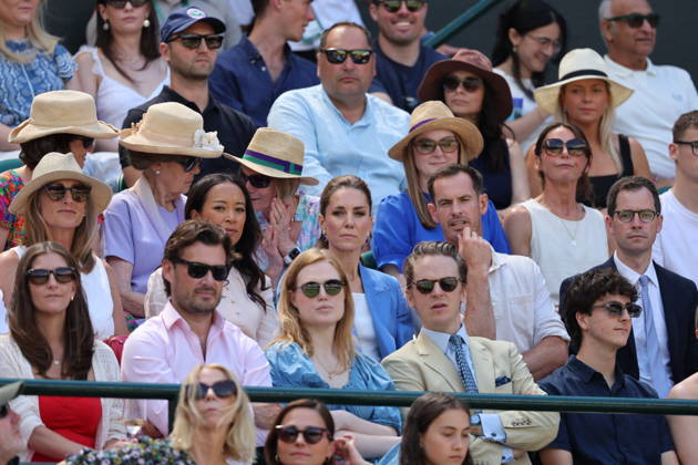 . 02 07 2026. London, United Kingdom. Kate Middleton, the Princess of Wales , watching the Katie Swan match on Court One on day four of the Wimbledon Tennis Championships in London.  xStephenxLockx xi-Imagesx IIM-26878-0028