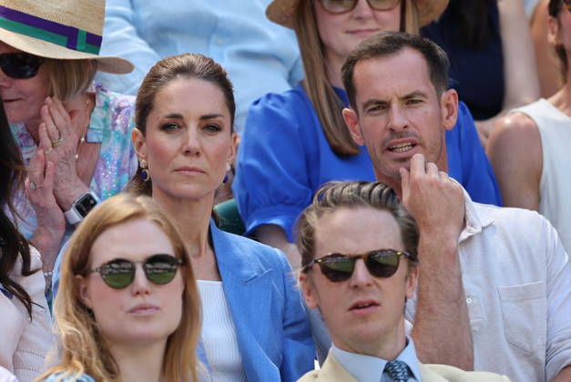. 02 07 2026. London, United Kingdom. Kate Middleton, the Princess of Wales , watching the Katie Swan match on Court One on day four of the Wimbledon Tennis Championships in London.  xStephenxLockx xi-Imagesx IIM-26878-0030