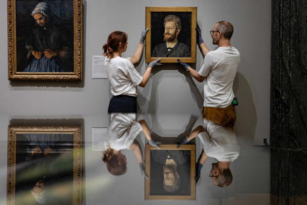 National Gallery Acquires Angelica Kauffmann and Swiss Masters, London, UK 2 July 2026 Ferdinand Hodler s Portrait of Louis Montchal, 1885, at the National Gallery, London, UK, on 2 July 2026. The work is the first portrait by the leading Swiss modernist painter to enter the National Gallery collection, and forms part of a gift of three works by Swiss artists from the Barrett Collection., Credit:Pete Speller Avalon  Copyright: xPetexSpellerx xAvalonx 1113947549
