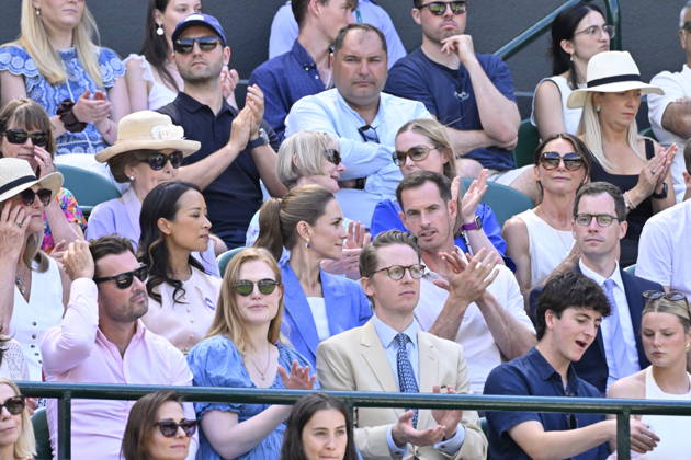 Tennis - Wimbledon 2026 - ITF - The Championships - 02 06 2026 - Tennis - Wimbledon 2026 - ITF - The Championships - 02 06 2026 - Kate Princesse de Galles assiste au match sur le court numero 1 en compagnie d Andy Murray - Amgleterre London Copyright: xChryslenexCaillaud Psnewzx