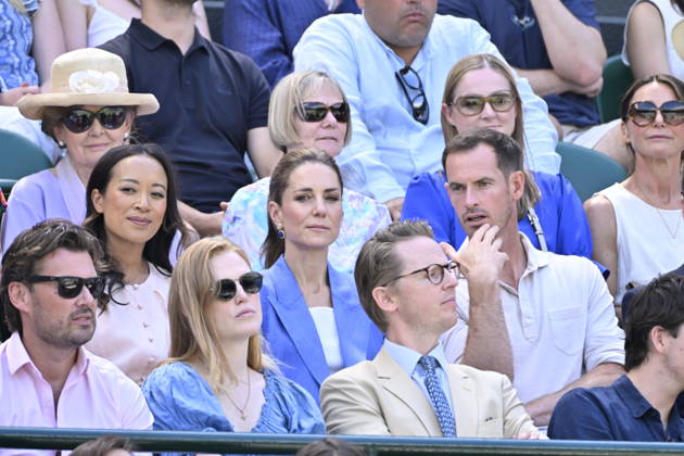 Tennis - Wimbledon 2026 - ITF - The Championships - 02 06 2026 - Tennis - Wimbledon 2026 - ITF - The Championships - 02 06 2026 - Kate Princesse de Galles assiste au match sur le court numero 1 en compagnie d Andy Murray - Amgleterre London Copyright: xChryslenexCaillaud Psnewzx