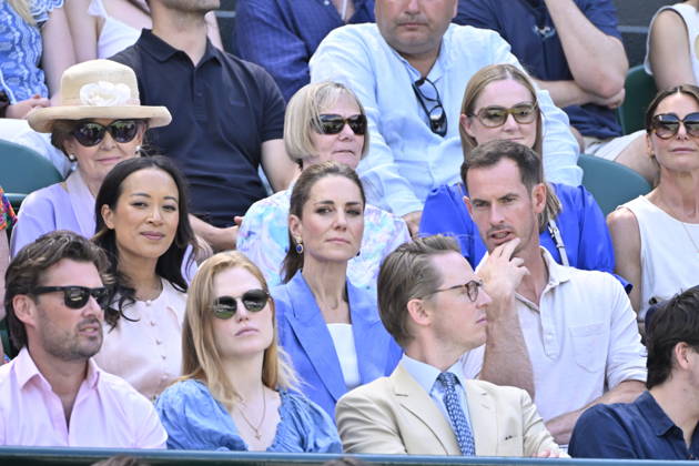 Tennis - Wimbledon 2026 - ITF - The Championships - 02 06 2026 - Tennis - Wimbledon 2026 - ITF - The Championships - 02 06 2026 - Kate Princesse de Galles assiste au match sur le court numero 1 en compagnie d Andy Murray - Amgleterre London Copyright: xChryslenexCaillaud Psnewzx