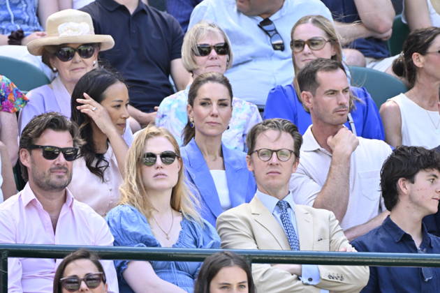 Tennis - Wimbledon 2026 - ITF - The Championships - 02 06 2026 - Tennis - Wimbledon 2026 - ITF - The Championships - 02 06 2026 - Kate Princesse de Galles assiste au match sur le court numero 1 en compagnie d Andy Murray - Amgleterre London Copyright: xChryslenexCaillaud Psnewzx