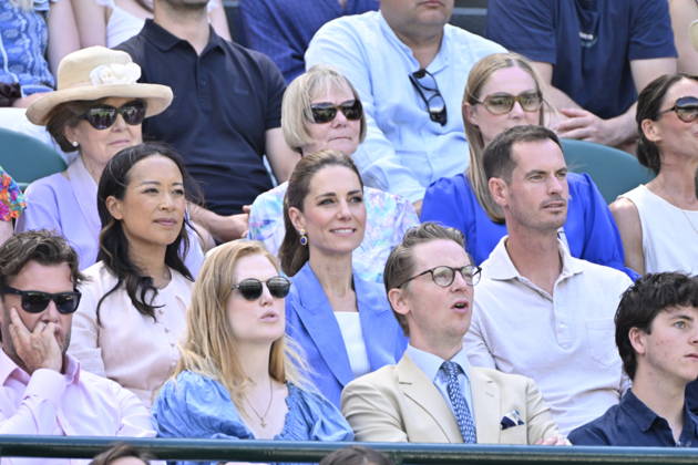 Tennis - Wimbledon 2026 - ITF - The Championships - 02 06 2026 - Tennis - Wimbledon 2026 - ITF - The Championships - 02 06 2026 - Kate Princesse de Galles assiste au match sur le court numero 1 en compagnie d Andy Murray - Amgleterre London Copyright: xChryslenexCaillaud Psnewzx