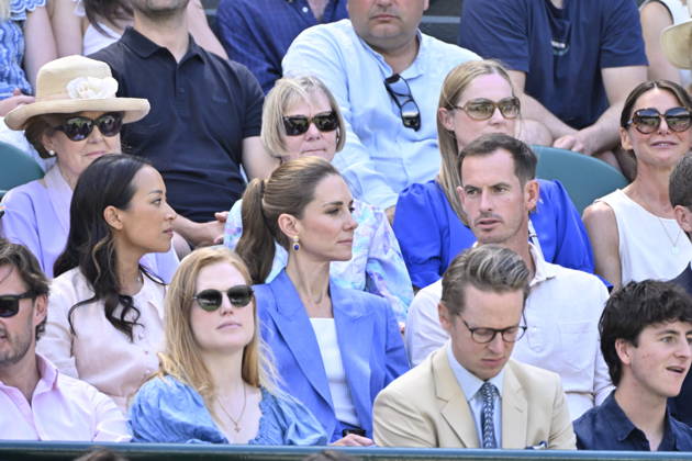 Tennis - Wimbledon 2026 - ITF - The Championships - 02 06 2026 - Tennis - Wimbledon 2026 - ITF - The Championships - 02 06 2026 - Kate Princesse de Galles assiste au match sur le court numero 1 en compagnie d Andy Murray - Amgleterre London Copyright: xChryslenexCaillaud Psnewzx