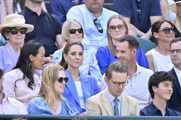 Tennis - Wimbledon 2026 - ITF - The Championships - 02 06 2026 - Tennis - Wimbledon 2026 - ITF - The Championships - 02 06 2026 - Kate Princesse de Galles assiste au match sur le court numero 1 en compagnie d Andy Murray - Amgleterre London Copyright: xChryslenexCaillaud Psnewzx