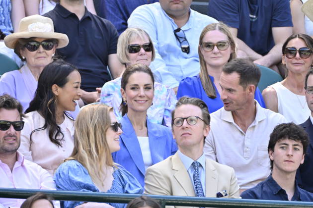Tennis - Wimbledon 2026 - ITF - The Championships - 02 06 2026 - Tennis - Wimbledon 2026 - ITF - The Championships - 02 06 2026 - Kate Princesse de Galles assiste au match sur le court numero 1 en compagnie d Andy Murray - Amgleterre London Copyright: xChryslenexCaillaud Psnewzx