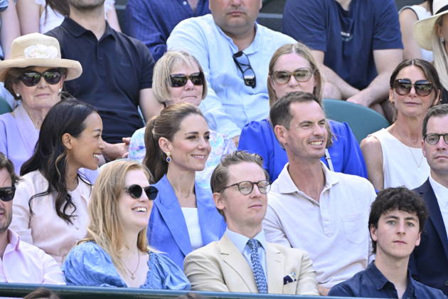 Tennis - Wimbledon 2026 - ITF - The Championships - 02 06 2026 - Tennis - Wimbledon 2026 - ITF - The Championships - 02 06 2026 - Kate Princesse de Galles assiste au match sur le court numero 1 en compagnie d Andy Murray - Amgleterre London Copyright: xChryslenexCaillaud Psnewzx