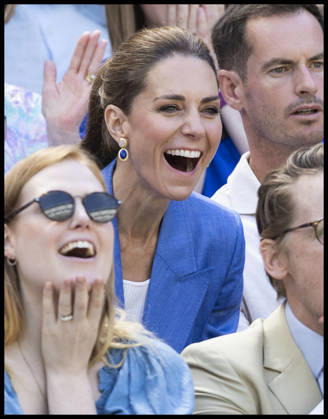 . 02 07 2026. London, United Kingdom. Kate Middleton, the Princess of Wales ,watches the Katie Swan match on Court One on day four of the Wimbledon Tennis Championships in London.  xStephenxLockx xi-Imagesx IIM-26878-0058