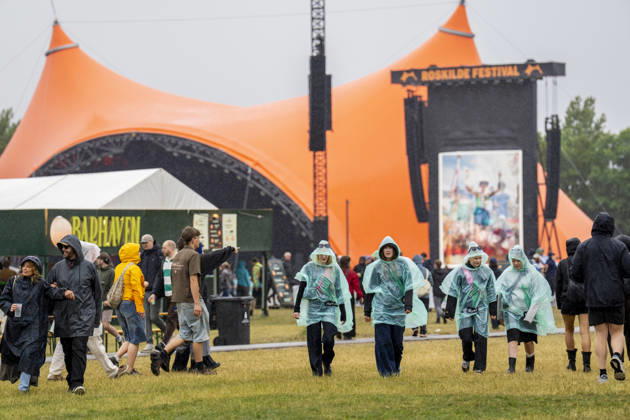 Roskilde Festival 2026 Rainy weather at Roskilde Festival, Thursday, July 2, 2026. (Photo: Ida Marie Odgaard Ritzau Scanpix) , Roskilde Denmark Copyright: RitzauxScanpix IdaxMariexOdgaardx spdk20260702-152509-L