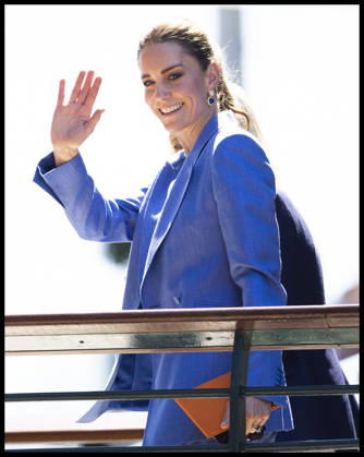 . 02 07 2026. London, United Kingdom. Kate Middleton, the Princess of Wales, waves to the crowds on day four of the Wimbledon Tennis Championships in London.  xStephenxLockx xi-Imagesx IIM-26878-0060