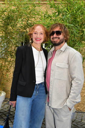 Brigitte Hobmeier und Daniel Christensen beim FFF Bayern Empfang am 2.07.2026 im Rahmen vom Filmfest in Muenchen Brigitte Hobmeier and Daniel Christensen attend the FFF Bayern reception on July 2, 2026 at Praterinsel during the Munich Film Festival in Munich, Germany FFF Empfang beim Filmfest Muenchen