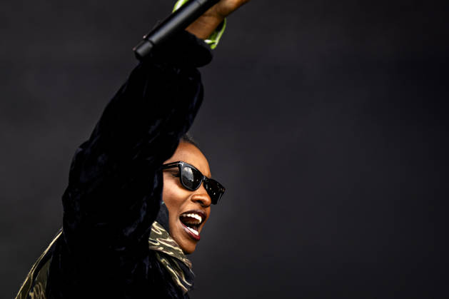 Roskilde Festival 2026 Little Simz on the Orange stage at Roskilde Festival on Thursday, July 2, 2026. (Photo: Sebastian Elias Uth Ritzau Scanpix) , Denmark Copyright: Ritzau Scanpix SebastianxEliasxUthx spdk20260702-190301-L