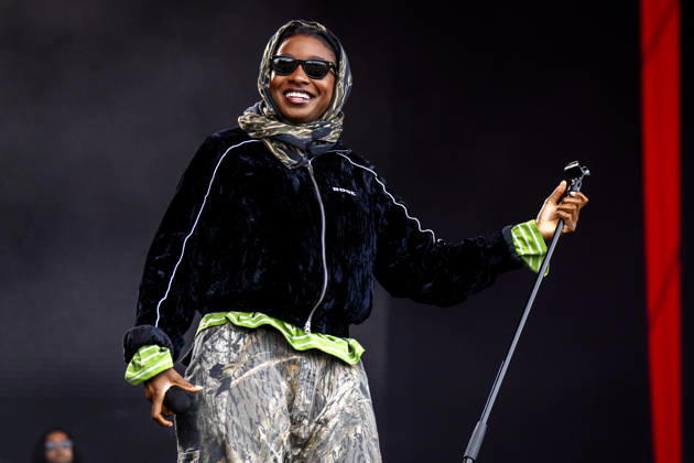 Roskilde Festival 2026 Little Simz on the Orange stage at Roskilde Festival on Thursday, July 2, 2026. (Photo: Sebastian Elias Uth Ritzau Scanpix) , Denmark Copyright: Ritzau Scanpix SebastianxEliasxUthx spdk20260702-190311-L