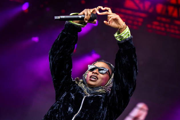 Roskilde Festival 2026 Little Simz on the Orange Stage at Roskilde Festival on Thursday, July 2, 2026. (Photo: Sebastian Elias Uth Ritzau Scanpix) , Denmark Copyright: Ritzau Scanpix SebastianxEliasxUthx spdk20260702-190324-L
