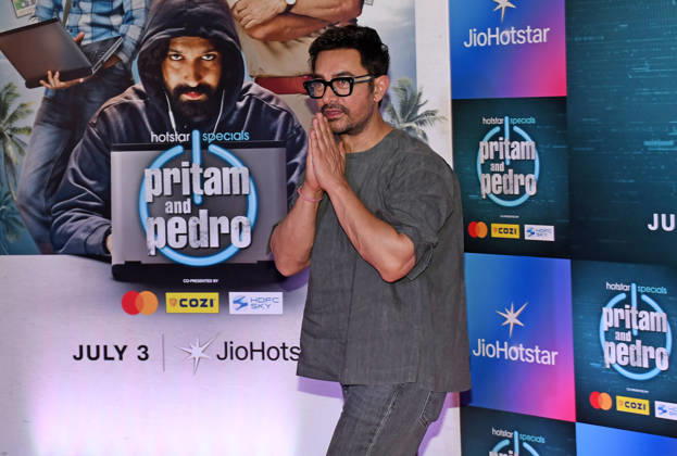 July 2, 2026, Mumbai, Maharashtra, India: Bollywood actor Aamir Khan is seen at the screening of web series Pritam & Pedro in Mumbai. Mumbai India - ZUMAs197 20260702_aaa_s197_214 Copyright: xAshishxVaishnavx