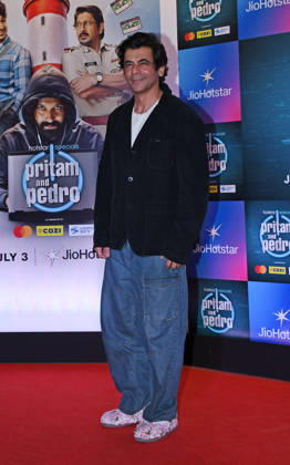 July 2, 2026, Mumbai, Maharashtra, India: Indian actor and comedian Sunil Grover poses for a photo at the screening of web series Pritam & Pedro in Mumbai. Mumbai India  - ZUMAs197 20260702_aaa_s197_220 Copyright: xAshishxVaishnavx