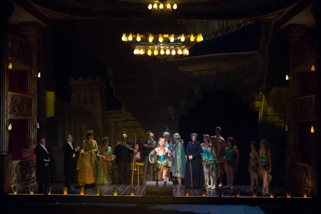Preview of the musical The Phantom of the opera in Malaga - 02 Jul 2026 Actors perform on the stage during the musical The Phantom of the Opera at the Cervantes Theatre. The Phantom of the Opera, Andrew Lloyd Webberís acclaimed musical about a tragic love story, will be staged at the Cervantes Theatre from 3 July to 9 August as part of its national tour. Malaga Spain Copyright: xJesusxMeridax xSOPAxImagesx 02072026_JMERIDA1-29