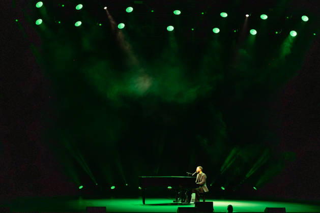 John Legend At Cavea dell Auditorium Parco della Musica Ennio Morricone - Rome John Legend performs live in Rome at the Cavea dell Auditorium Parco della Musica Ennio Morricone during his A Night of Songs & Stories tour 2026 in Rome, Italy on July 2, 2026. Photo by Andrea Bracaglia ABACAPRESS.COM Rome Italy Italy  Copyright: xBracagliaxAndrea ABACAx