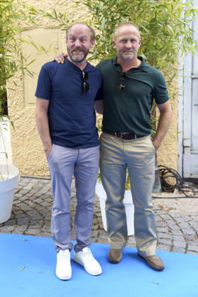 Florian Brückner und Maximilian Brückner beim Empfang des FilmFernsehFonds Bayern auf dem 43. Filmfest München 2026 auf der Praterinsel. München, 02.07.2026