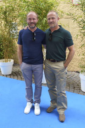 Florian Brückner und Maximilian Brückner beim Empfang des FilmFernsehFonds Bayern auf dem 43. Filmfest München 2026 auf der Praterinsel. München, 02.07.2026