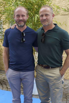 Florian Brückner und Maximilian Brückner beim Empfang des FilmFernsehFonds Bayern auf dem 43. Filmfest München 2026 auf der Praterinsel. München, 02.07.2026