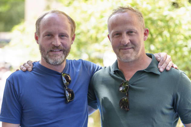 Florian Brückner und Maximilian Brückner beim Empfang des FilmFernsehFonds Bayern auf dem 43. Filmfest München 2026 auf der Praterinsel. München, 02.07.2026