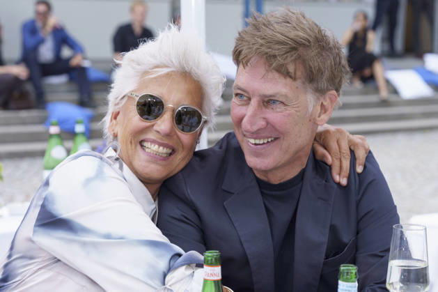 Andrea Lambsdorff und Tobias Moretti beim Empfang des FilmFernsehFonds Bayern auf dem 43. Filmfest München 2026 auf der Praterinsel. München, 02.07.2026