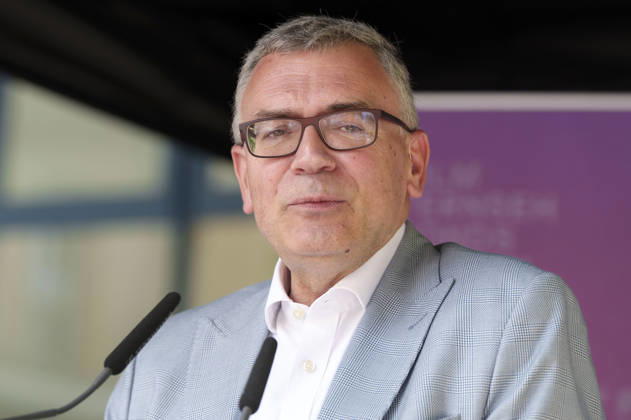 Florian Herrmann beim Empfang des FilmFernsehFonds Bayern auf dem 43. Filmfest München 2026 auf der Praterinsel. München, 02.07.2026