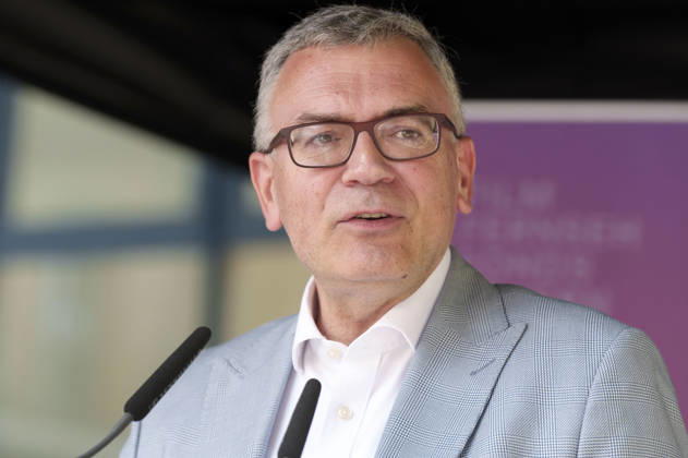 Florian Herrmann beim Empfang des FilmFernsehFonds Bayern auf dem 43. Filmfest München 2026 auf der Praterinsel. München, 02.07.2026