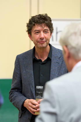 Tuebingen Christian Drosten erhaelt Auszeichnung Rede des Jahres 2025 der Universitaet Tübingen. Tuebingen 02.07.2026 Christian Drosten im Audimax, Neue Aula Tuebingen, 02.07.2026 Copyright: xEibner-Pressefoto ThomasxDingesx EP_TDS
