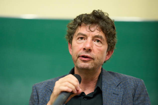 Tuebingen Christian Drosten erhaelt Auszeichnung Rede des Jahres 2025 der Universitaet Tübingen. Tuebingen 02.07.2026 Christian Drosten im Audimax, Neue Aula Tuebingen, 02.07.2026 Copyright: xEibner-Pressefoto ThomasxDingesx EP_TDS