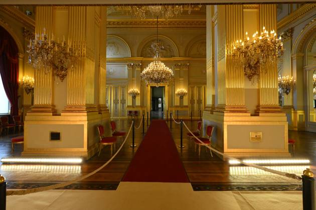 Reopening of the Royal Palace in Brussels Following Renovation BRUSSELS, BELGIUM - JULY 03 : reopening of the Royal Palace in Brussels following renovation pictured after on July 03, 2026 in Brussels, Belgium, 03 07 2026 Brussels Belgium  Copyright: xPhilipxReynaersx