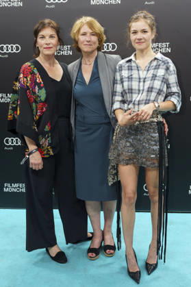 Victoria Mayer, Corinna Harfouch und Lea Drinda bei der Premiere des Kinofilms Kalter Hund auf dem 43. Filmfest München 2026 in den City-Atelier Kinos. München, 02.07.2026