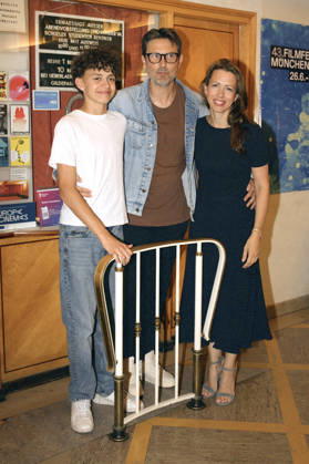 David Verhoeven, Simon Verhoeven und Nina Verhoeven beim Screening des Kinofilms Party Girl auf dem 43. Filmfest München 2026 im Theatiner Filmtheater. München, 02.07.2026