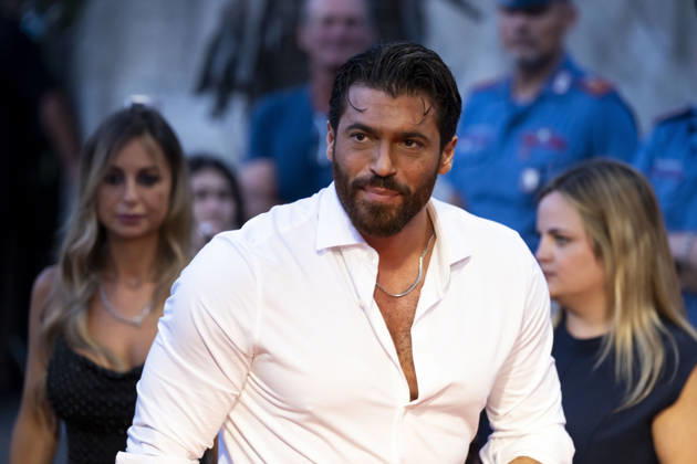 July 2, 2026, San Valentino Torio, Salerno, Italy: Can Yaman attends the photocall during the Outdoor Film Festival 2026 in San Valentino Torio, Salerno, Italy, on July 2, 2026. San Valentino Torio Italy - ZUMAl175 20260702_zip_l175_073 Copyright: xFrancescoxLucianox
