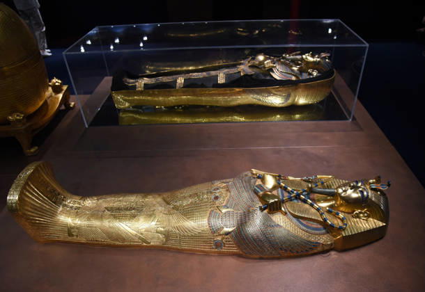 Toutankhamon Reconstruction Spectacular At Porte du Versailles - Paris Toutankhamon, Reconstition spectacular his tomb and his treasures of Pharaon at Porte du Versailles in Paris, France on July 2, 2026. Photo by Alain Apaydin ABACAPRESS.COM Paris Ile-de-France France  Copyright: xApaydinxAlain ABACAx