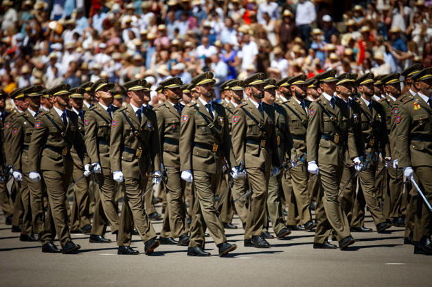 Felipe VI Presents the Royal Commissions to the 51st Class of the Non-Commissioned Officer Corps King Felipe VI presides over the ceremony to present the Royal Commissions to the 51st Class of the Non-Commissioned Officer Corps, at the General Basic Academy for Non-Commissioned Officers, on July 3, 2026, in Talarn, Lleida, Catalonia, Spain JULY 3, 2026 Kike Rincó Spain  Copyright: xKikexRinconx 7640161