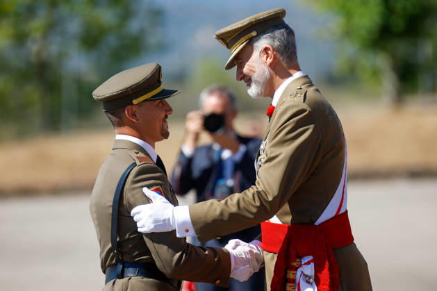 Felipe VI Presents the Royal Commissions to the 51st Class of the Non-Commissioned Officer Corps King Felipe VI presides over the ceremony to present the Royal Commissions to the 51st Class of the Non-Commissioned Officer Corps, at the General Basic Academy for Non-Commissioned Officers, on July 3, 2026, in Talarn, Lleida, Catalonia, Spain JULY 3, 2026 Kike Rincó Spain  Copyright: xKikexRinconx 7640170