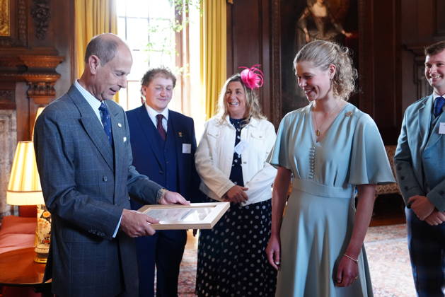 Gold Award celebrations at Palace of Holyroodhouse The Duke of Edinburgh presenting his daughter Lady Louise Mountbatten-Windsor with Duke of Edinburgh s Award Gold Award whilst hosting young people from across Scotland and the north of England for the Gold Award celebrations for the Duke of Edinburgh s Award, at Palace of Holyroodhouse in Edinburgh. Picture date: Friday July 3, 2026., Credit:Avalon.red PA ROTA - B68 Avalon UK, Edinburgh Copyright: xAvalon.redx xPAxROTAx-xB68x xAvalonx 1114129833