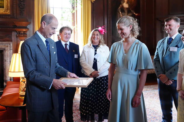 Gold Award celebrations at Palace of Holyroodhouse The Duke of Edinburgh presenting his daughter Lady Louise Mountbatten-Windsor with Duke of Edinburgh s Award Gold Award whilst hosting young people from across Scotland and the north of England for the Gold Award celebrations for the Duke of Edinburgh s Award, at Palace of Holyroodhouse in Edinburgh. Picture date: Friday July 3, 2026., Credit:Avalon.red PA ROTA - B68 Avalon UK, Edinburgh Copyright: xAvalon.redx xPAxROTAx-xB68x xAvalonx 1114129942