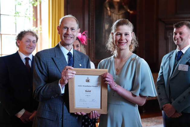 Gold Award celebrations at Palace of Holyroodhouse The Duke of Edinburgh presenting his daughter Lady Louise Mountbatten-Windsor with Duke of Edinburgh s Award Gold Award whilst hosting young people from across Scotland and the north of England for the Gold Award celebrations for the Duke of Edinburgh s Award, at Palace of Holyroodhouse in Edinburgh. Picture date: Friday July 3, 2026., Credit:Avalon.red PA ROTA - B68 Avalon UK, Edinburgh Copyright: xAvalon.redx xPAxROTAx-xB68x xAvalonx 1114129978