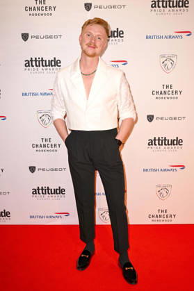 Celebrities attending the Attitude Pride Awards at The Chancery Rosewood in central London Featuring: Owain Wyn Evans Where: London, United Kingdom When: 03 Jul 2026 Credit: Cover Images EDITORIAL USE ONLY. NOT FOR USE BY NEWSPAPERS BASED IN THE UK. Copyright: xx coverimg55826379
