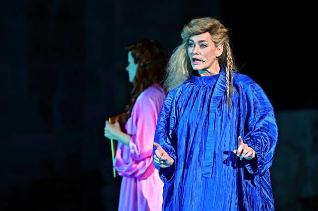 Bad Hersfelder Festspiele - Lysistrata . Schauspielerin Gesine Cukrowski während der Fotoprobe zur Inszenierung Lysistrata im Rahmen der Bad Hersfelder Festspiele am 02.07.2026 in der Stiftsruine Bad Hersfeld. 20260702MWI132846