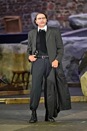 Bad Hersfelder Festspiele - Lysistrata . Schauspieler Jörg Thieme während der Fotoprobe zur Inszenierung Lysistrata im Rahmen der Bad Hersfelder Festspiele am 02.07.2026 in der Stiftsruine Bad Hersfeld. 20260702MWI132378