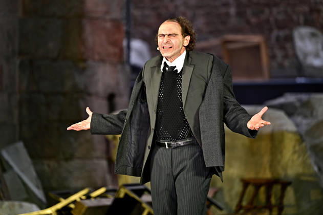 Bad Hersfelder Festspiele - Lysistrata . Schauspieler Jörg Thieme während der Fotoprobe zur Inszenierung Lysistrata im Rahmen der Bad Hersfelder Festspiele am 02.07.2026 in der Stiftsruine Bad Hersfeld. 20260702MWI132386