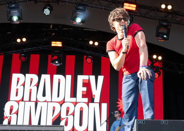 Bradley Simpson performs during BST Hyde Park at Hyde Park in London, England. UK. Friday 3rd July 2026. Copyright: xJamesxWarrenx BRADLEY SIMPSON - BST HYDE PARK3