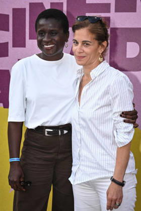 Preview of the film Histoires de la nuit in Paris FA Laila Marrakchi (R) poses for a photo-call for the film Histoires de la nuit at the Cinema Paradiso Louvre x MK2 event in Paris, on Juky 3, 2026. Photo by Firas Abdullah ABACAPRESS.COM Paris Ile-de-France France  Copyright: xAbdullahxFiras ABACAx