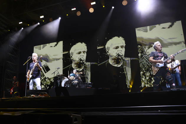 Hombres G at the Icónica Santalucía Sevilla Fest Photos from Hombres G’s concert at the Icónica Santalucía Sevilla Fest in Plaza de Espana on June 3, 2026, in Seville, Andalusia, Spain The band Hombres G at the Icónica Santalucía Sevilla Fest as part of their ‘Los Mejores Anos de Nuestra Vida 2026’ tour July 3, 2026 Rocí, Seville, Andalusia, Seville, Andalusia, Spain Copyright: xRocioxRuzx 7641325